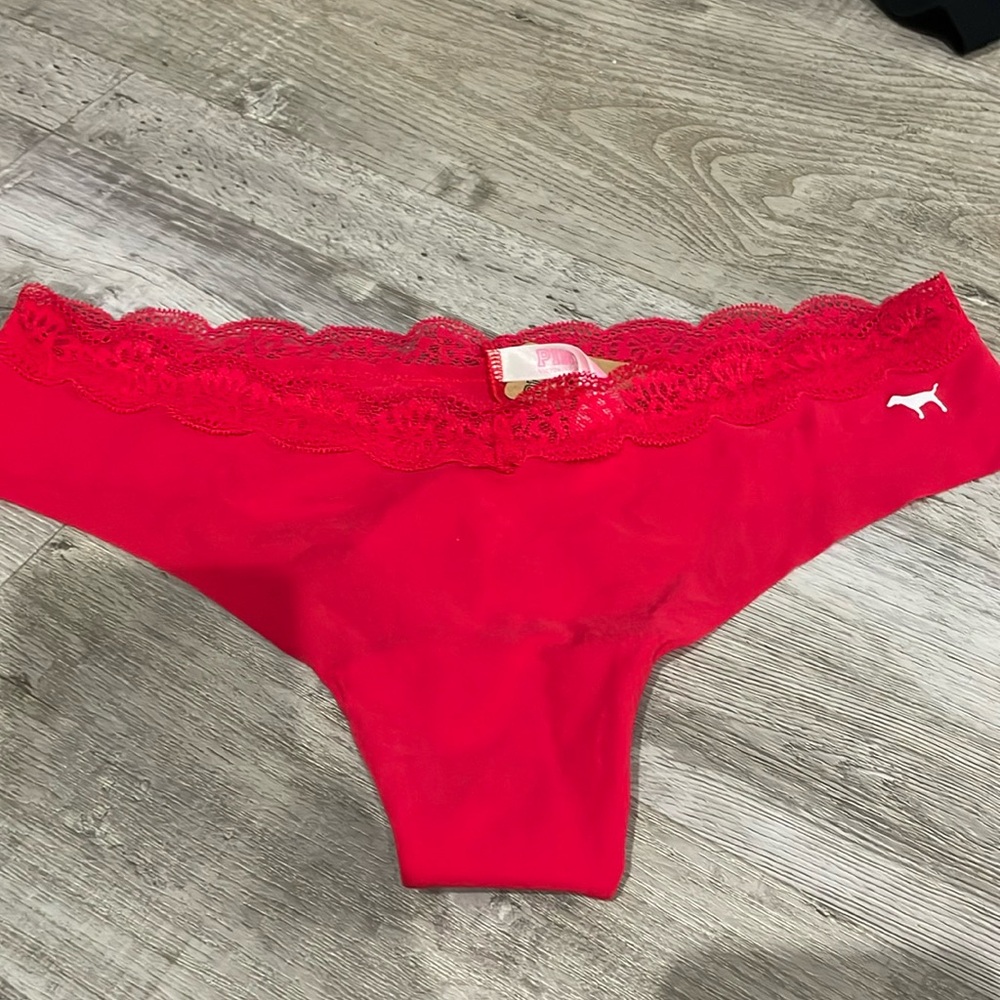 Red lace underwear